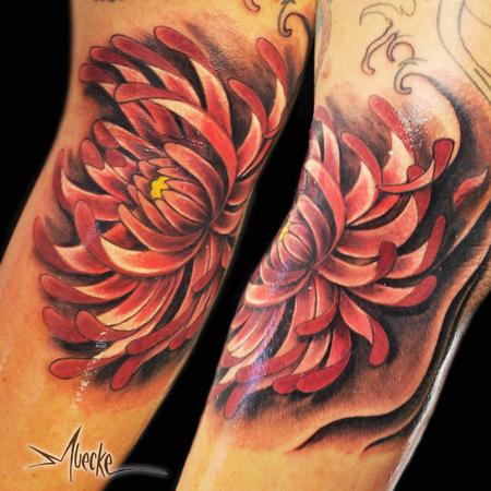 Tattoos - Muecke Flower Tattoo - 91450